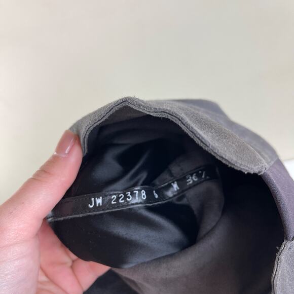 Stuart Weitzman Stretch Over the Knee Suede Stiletto Heel Boots Gray 6 RARE - Picture 12 of 12